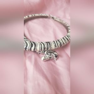 Sassy Jones Zebra hinge necklace